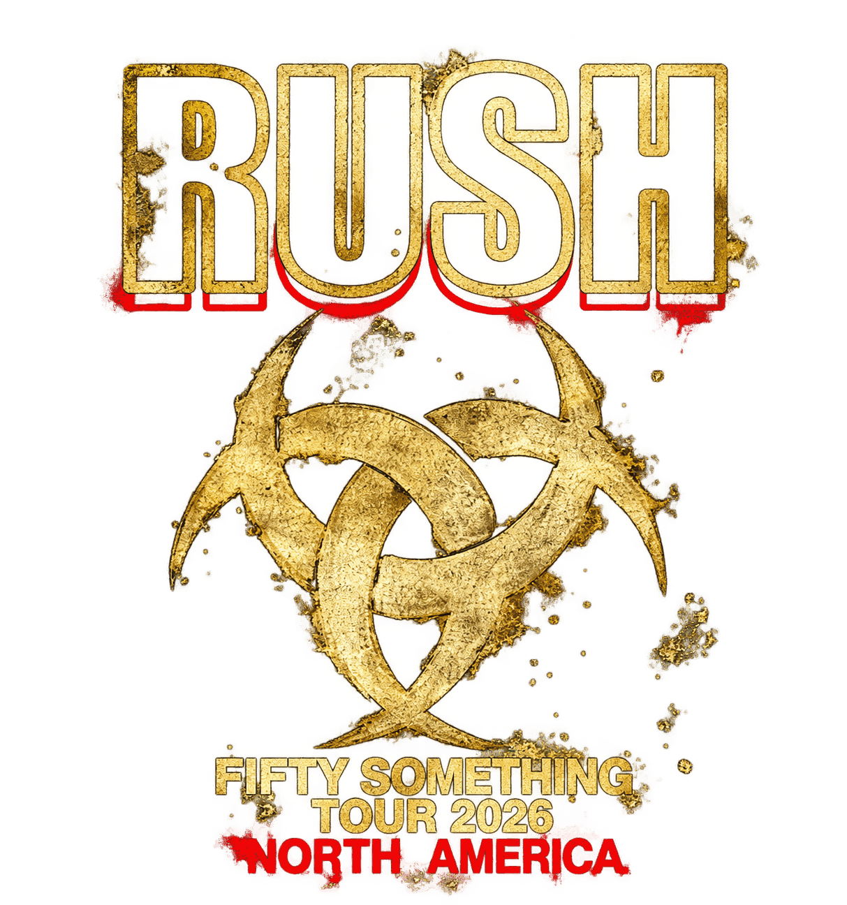 Rush Fifty Something Tour 2026 North America logo